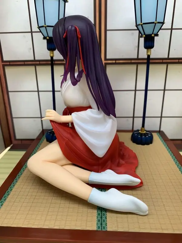

Anime Skytube Soft Material Comic Misaki Kurehito kimono Sitting Ver. Sexy Girl Action Figure PVC Toys