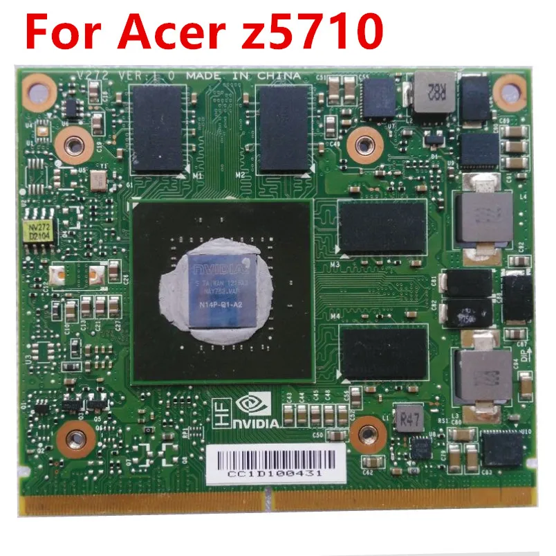 Для Acer z5710 видеокарта 2GB|ЖК-экраны и панели для планшетов| |
