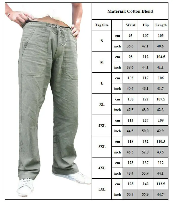 

Universal Fashion Mens Straight Wide Leg Cargo Pants Drawstring Loose Joggers Trousers Plus Size.
