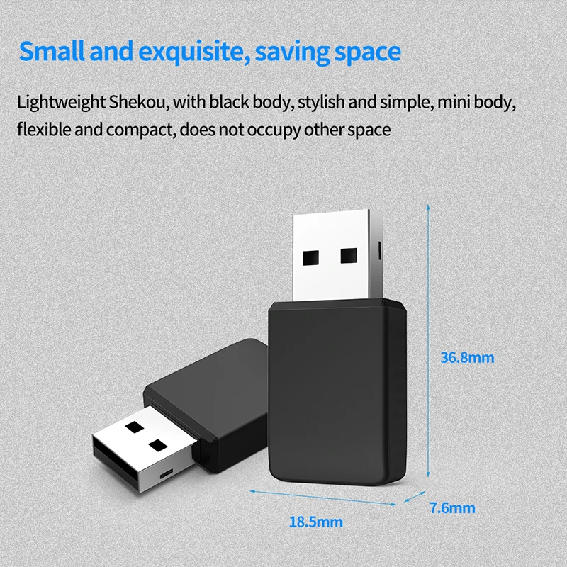 GLU9 AC650 Беспроводной двухдиапазонный авто установка USB2.0 Мини Сетевой Адаптер 2 4G/5