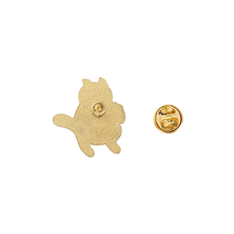 Эмалированные булавки в стиле панк с изображением кошек плащ огненный череп