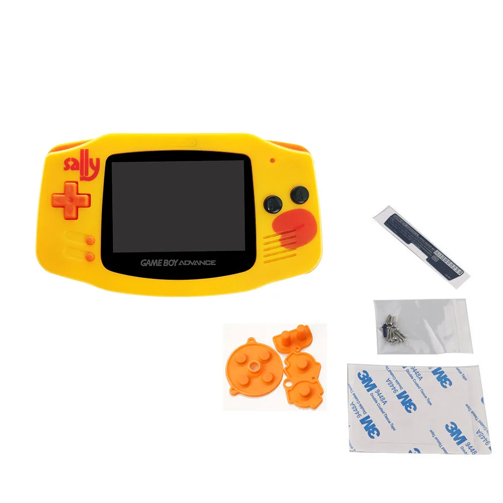 Новый 12 Цветов корпус на заказ набор с кнопками для Advance GBA IPS V2 ЖК-дисплей Экран