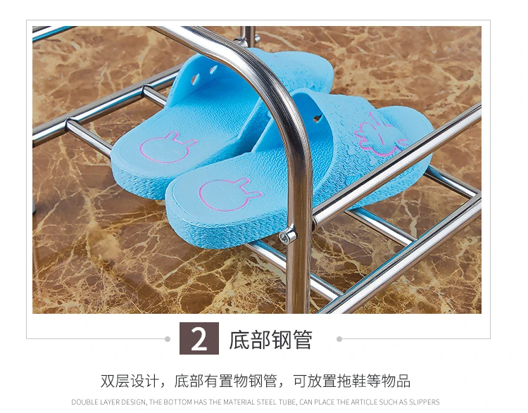 Полка для раковины напольная полка из нержавеющей стали туалета кухни ванной