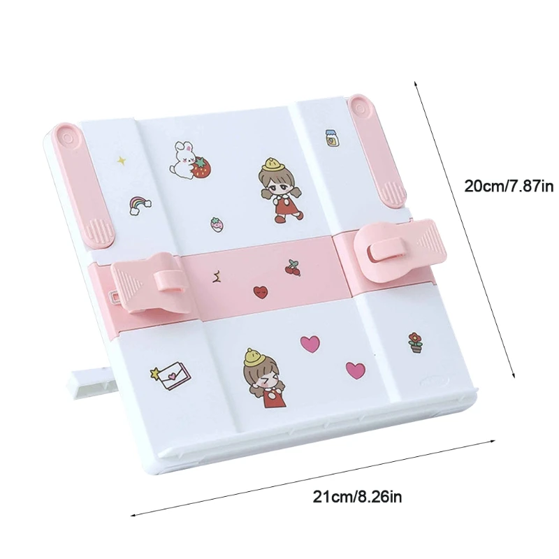 

Регулируемая настольная подставка для книг F3MA, кухонная подставка для чтения, детская подставка для чтения книг для учебников