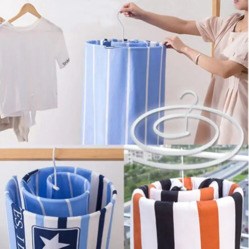 Сушилка для одежды спирального типа в новом стиле креативная сушилка листов