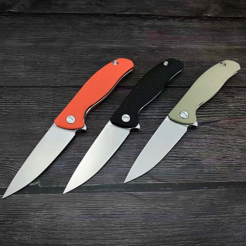 

OEM Bear Head Tactical Folding Knife D2 Blade G10 Handle Outdoor Camping Hunting Survival Pocket Utility EDC Tools