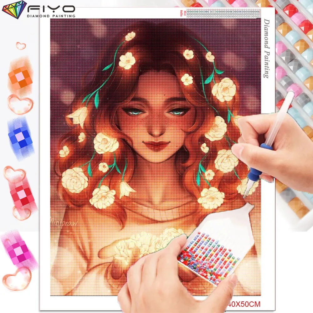 Набор для алмазной вышивки 5D милая мозаика девочек мультяшная принцесса