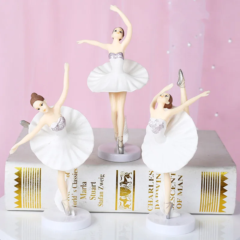 Ballet Girl Cake Decoration Happy Birthday Party Dessert Baking Topper Decor | Дом и сад