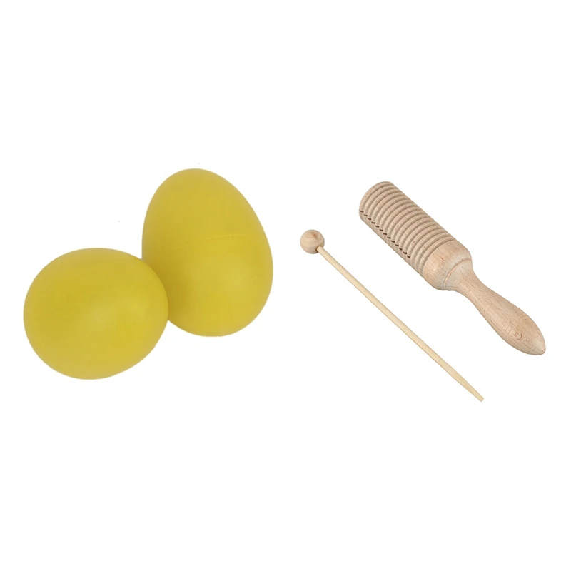 

1 пара пластиковых перкуссионных планшетов, желтый и 1 шт., музыкальная игрушка, деревянная ворона, эхолот, перкуссионный инструмент