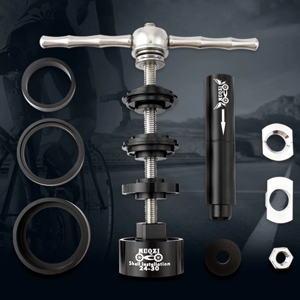 

Repair Install Bicycle Practical Removal Tool Set Assorted Wrench Press In Bearing Axis Center Shaft Alloy Easy Use Disassembly