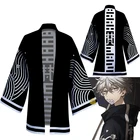 Аниме Токио Мстители брахман сенджу кавараги хаори кимоно косплей плащ костюм черный длинный Униформа Топ Хэллоуин для мужчин женщин мужчин