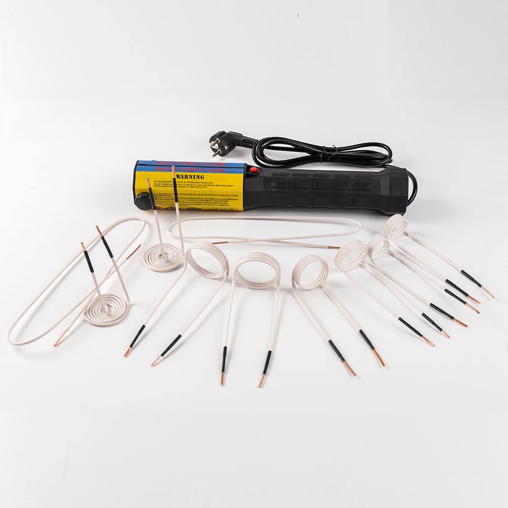 220V мини индукционный нагреватель для металла 1000W 110V + 10 катушек наборы