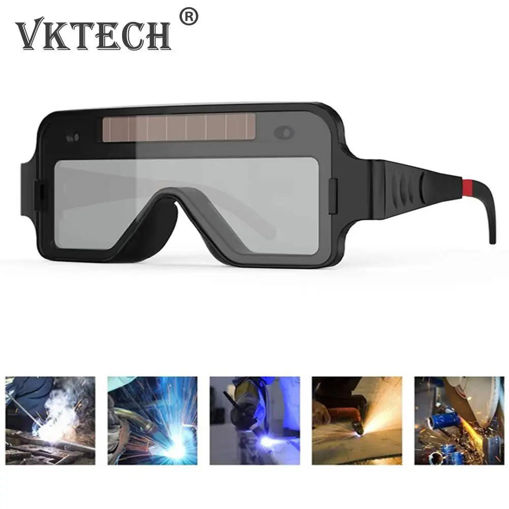

Anti-Glare Welding Glasses Automatic Light Change Argon Arc Protection Helmet Solar Auto Darkening Eyes Mask Goggles