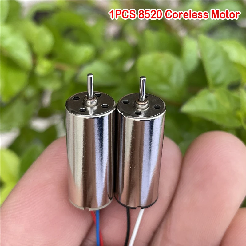 1 шт. 8520 мини двигатель без сердечника CW / CCW DC 3 в 7 52000 об/мин NdFeB Micro 8 5x20 мм для