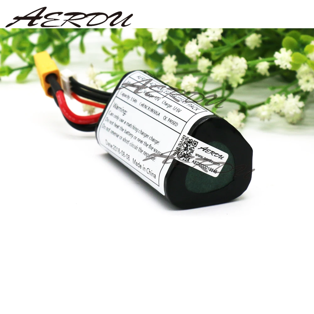 AERDU 3S1P 3.5Ah 10 8 V 11 1 12 6 комплект литий ионный батарей для AED3500mAh Бла (беспилотный