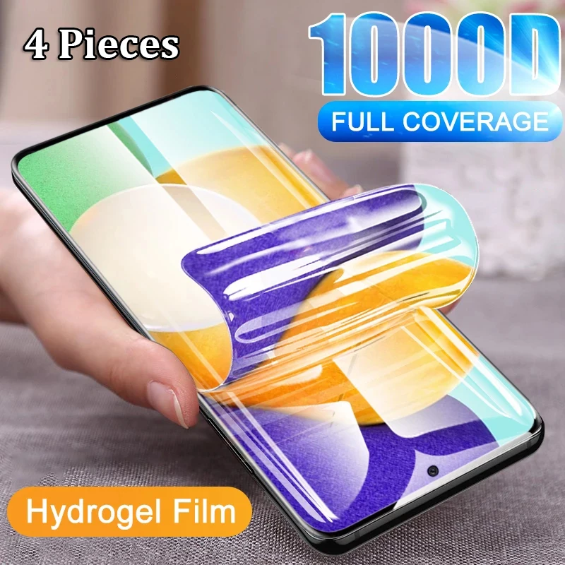 4pcs hidrogel hydrogel film for huawei p40 p30 p50 pro lite honor 50 se x9 x20 screen protector glass film mate 40 30 x7 x8 free global shipping