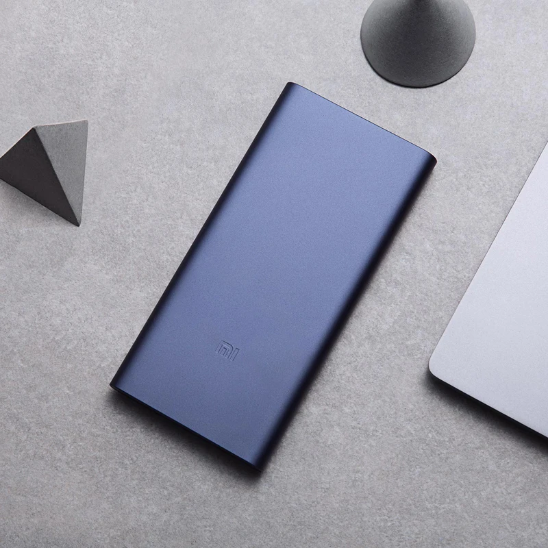 original xiaomi power bank 3 10000mah usb type c two way 18w quick charging portable charger 10000 mah external portable charger free global shipping