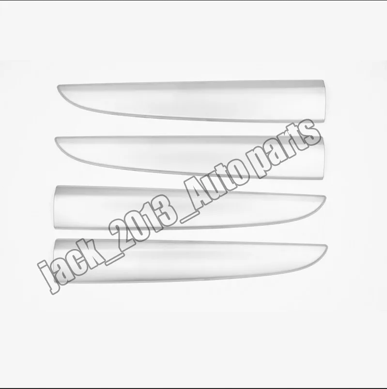 

Stainless Inner Side Door Armrest Cover Trim For 2003-2009 Toyota Prado 4PCS