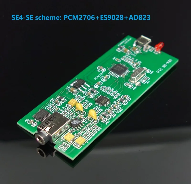 Размер (мм): W38 H11.5 L89 SE4 PC телефон USB декодер SA9226 + ES9028Q2M аудио DAC поддержка DSD