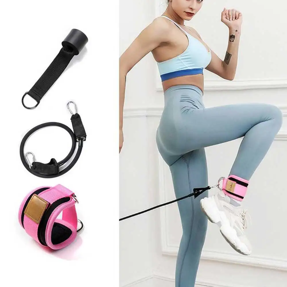 

Resistance Bands Exercise Bands for Legs and Butt with Door Anchor Legs Ankle Straps for Men Women Gym Home Fitness Yoga