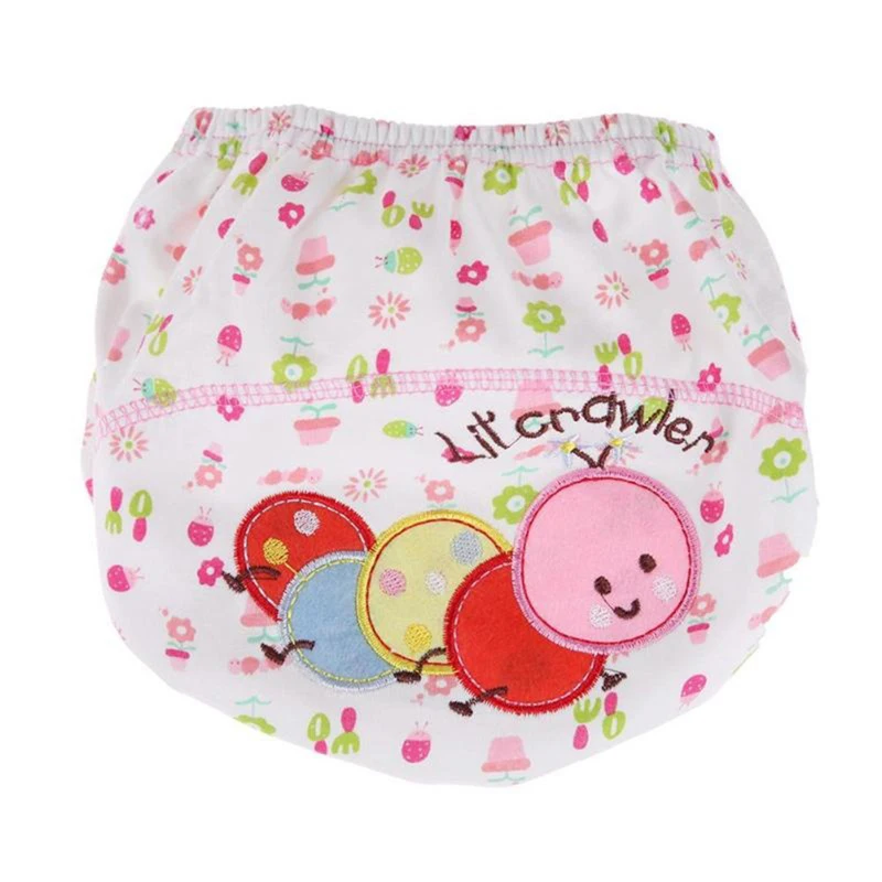 

1Pcs Cute Baby Diapers Reusable Nappies Cloth Diaper Washable Infants Children Baby Cotton Training Pants Panties Nappy Changing
