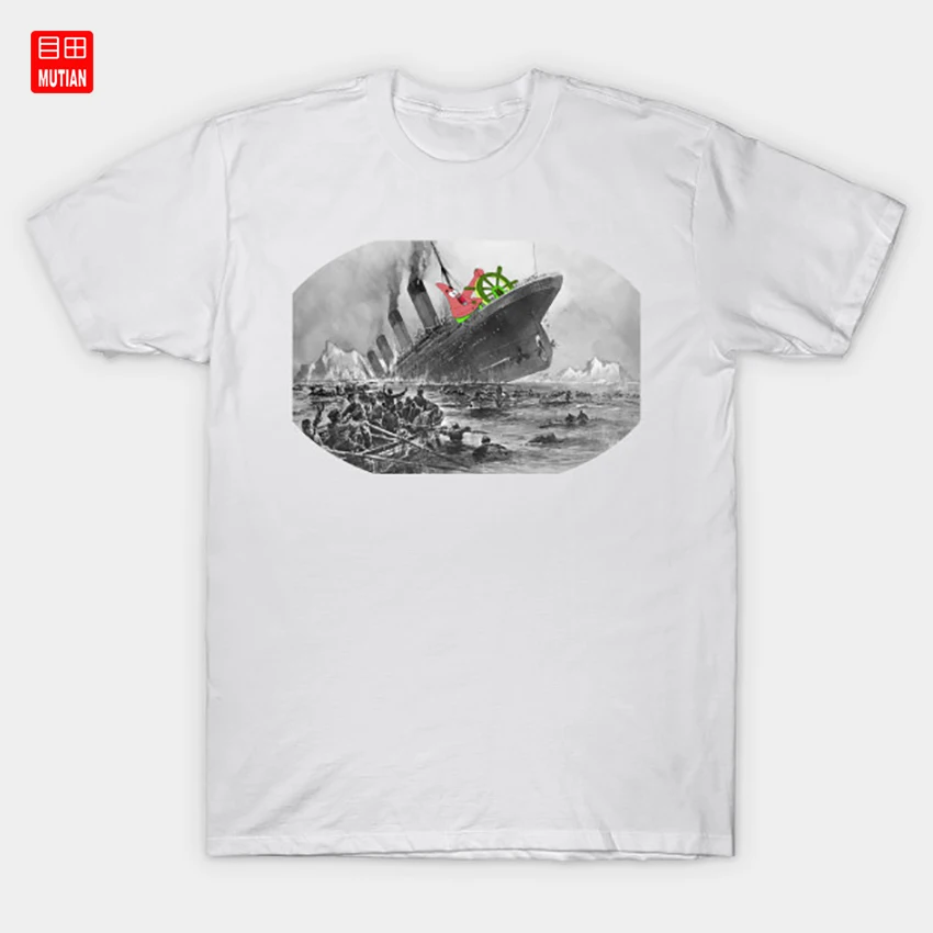 Летающий голландец футболка Титаник Патрик звезда Айсберг Джеймс Кэмерон