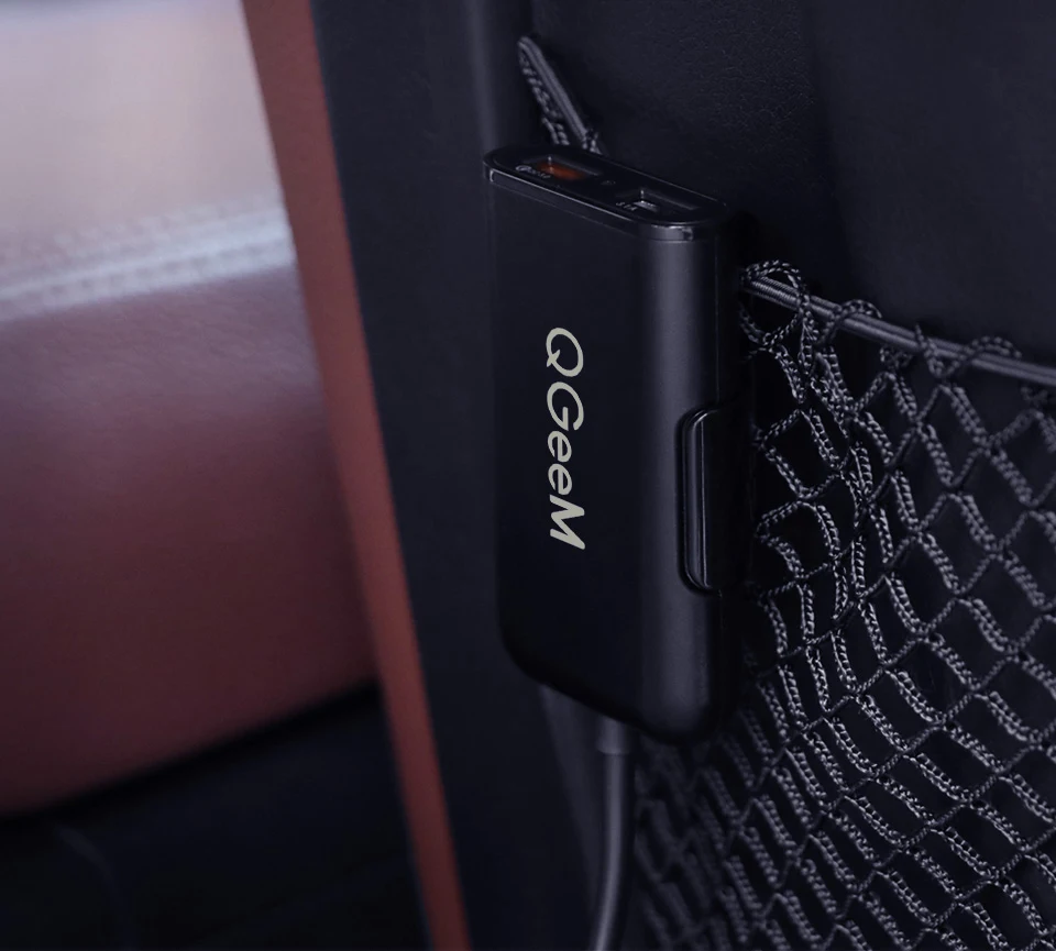 QGEEM 4 USB QC 3,0 Автомобильное зарядное устройство Быстрая зарядка 3,0 телефон автомобильное быстрое переднее заднее зарядное устройство адаптер автомобильное портативное зарядное устройство разъем для iPhone