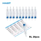 Картриджи для татуировок, одноразовые, стерильные, с круглым вкладышем, 1RL, 102050 шт.