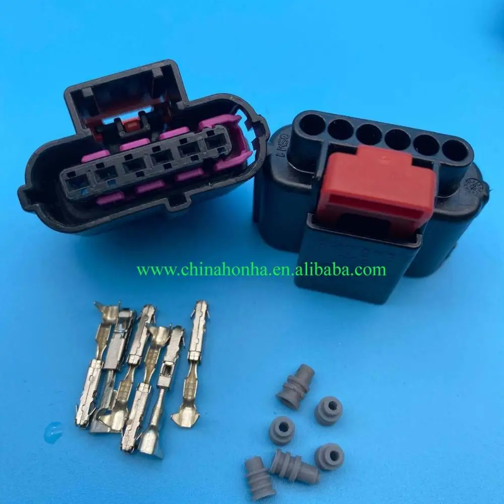 

6 pin Automobile electronic accelerator pedal plug accelerator modified connector male and female 8K0 973 706