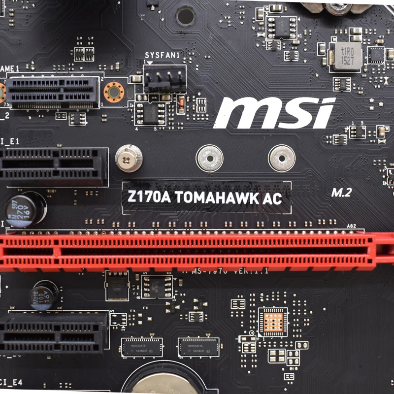 msi z170a tomahawk ac motherboard lga 1151 ddr4 ecc m 2 intel z170 z170m for core i3i5i7 cpus usb 2 0 atx placa mãe free global shipping