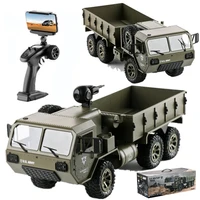 fayee fy004a 2 4g 6wd us army military truck 118 rc car six wheel drive heavy truck remote control off road vehicle model toys
