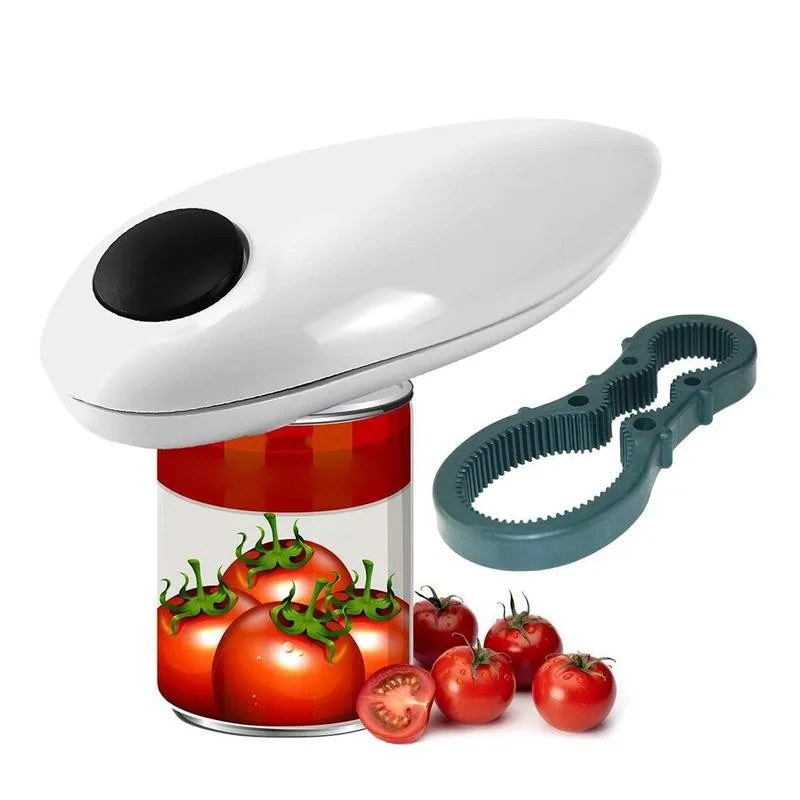 

Electric Can Opener Automatic Topless Can Opener Jars Opener Home Wine Opener Kitchen Bottle Can Electric Practical Gadgets Q5U9