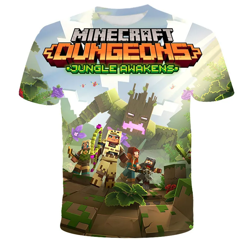 

Fashion Boys Girls 3D T-Shirt Summer Game Print T Shirt Cartoon Anime Kids Clothes Baby Clothes Comfortable Short Sleeve 4T-14T