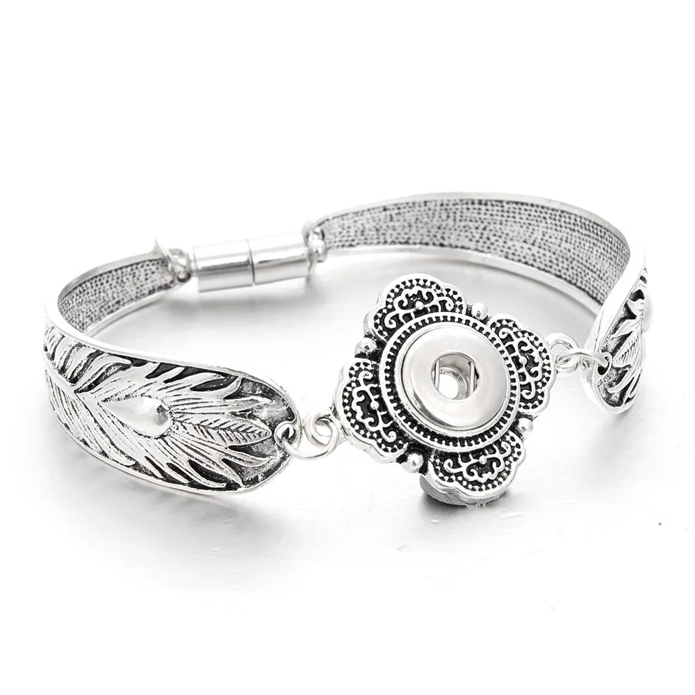 Модные ювелирные изделия магнитные застежки браслет браслеты подходят для 12 мм