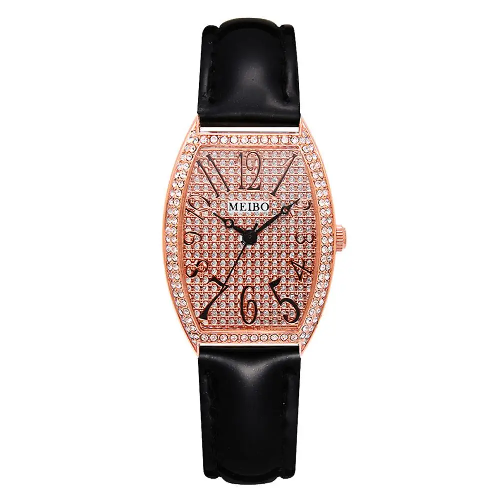 

Gypsophila Rectangle Women Retro Watches Simple Analog Quartz Wristwatches Women'S Fashion Casual Leather Watch Relogio Femenino