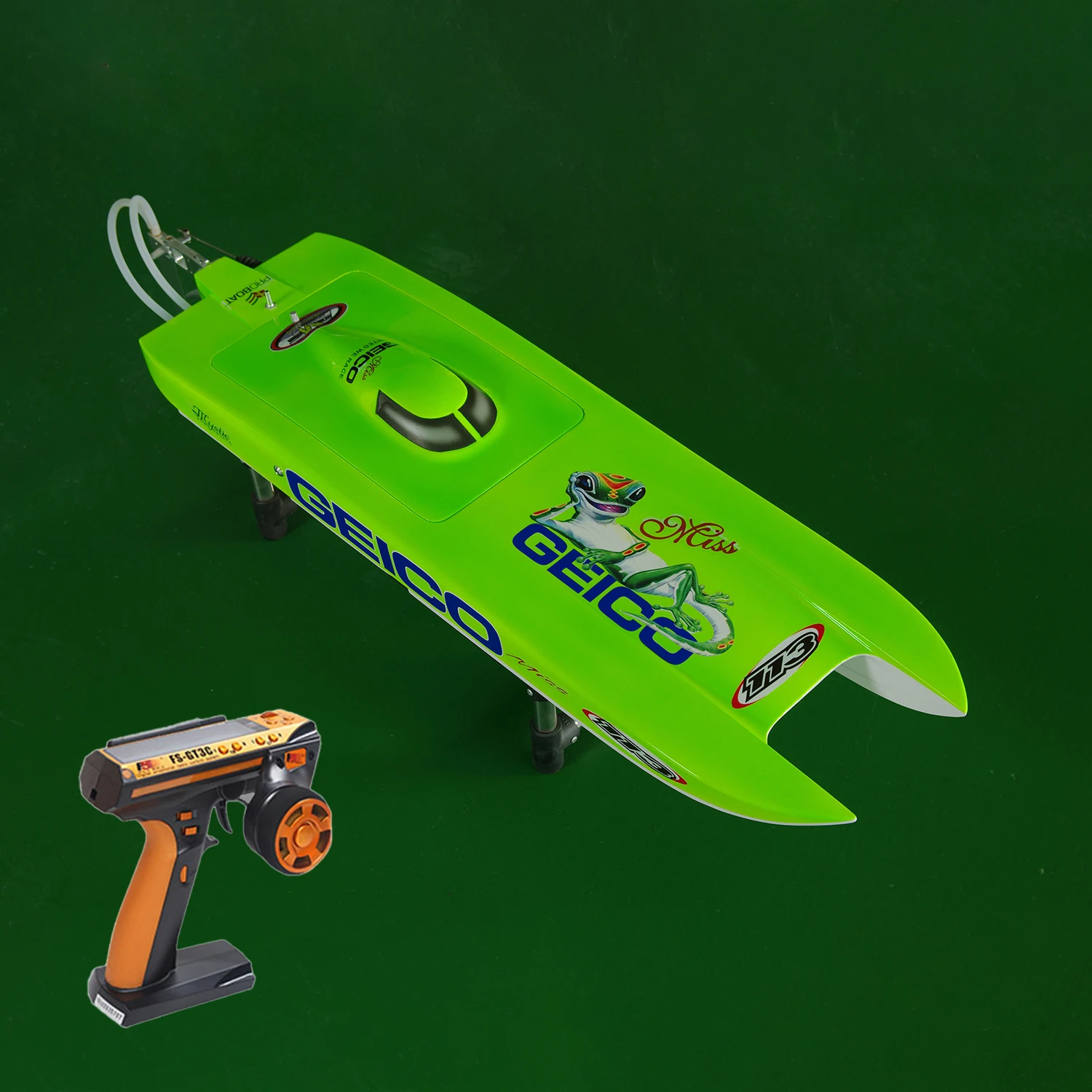 E32 стекловолокно катамаран Электрический гоночный RTR RC лодка с сервоприводом