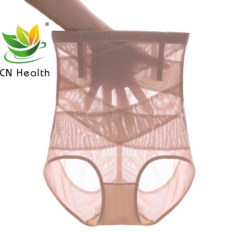 

CN Health High-waist pleated pants postpartum waist and abdomen hip underwear slimming body shaper Free shipping