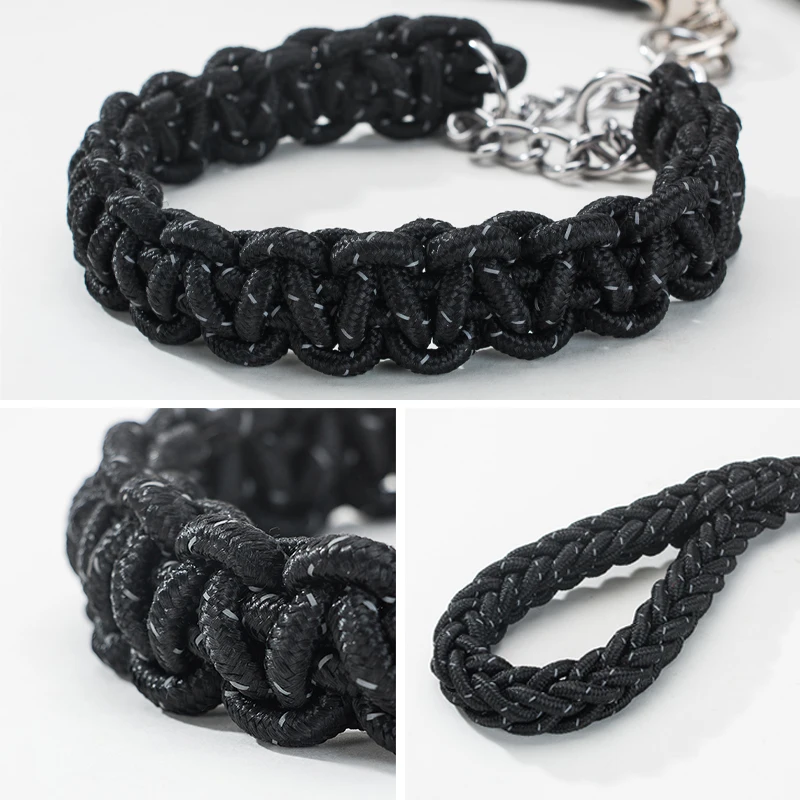 Hipidog дропшиппинг прочный Светоотражающий Поводок для собак и ошейник больших