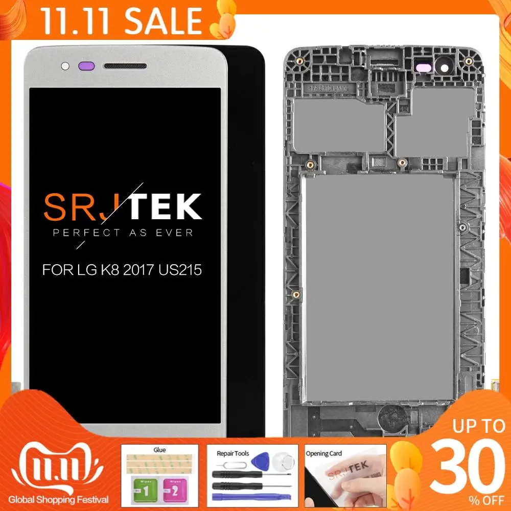 ЖК дисплей для LG K8 2017 Aristo M210 MS210 US215 M200N дигитайзер сенсорный экран экран|ЖК-экраны