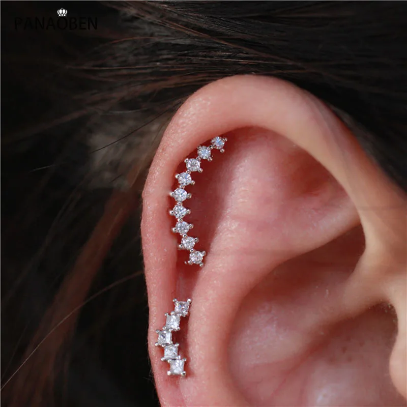 

Женские серьги из серебра 925 пробы с фианитами