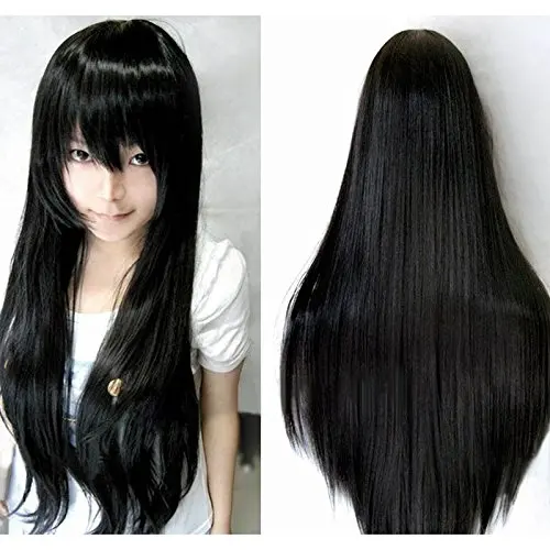

Long Straight Heat Resistant Synthetic Hair Wig Women Universal Cartoon Cosplay Wig Anime Costume Party