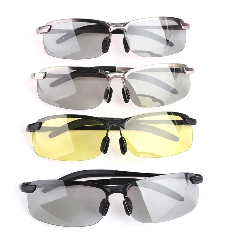 

Солнцезащитные очки Мужские фотохромные, поляризационные, хамелеоновые, меняющие цвет, очки дневного и ночного видения для вождения