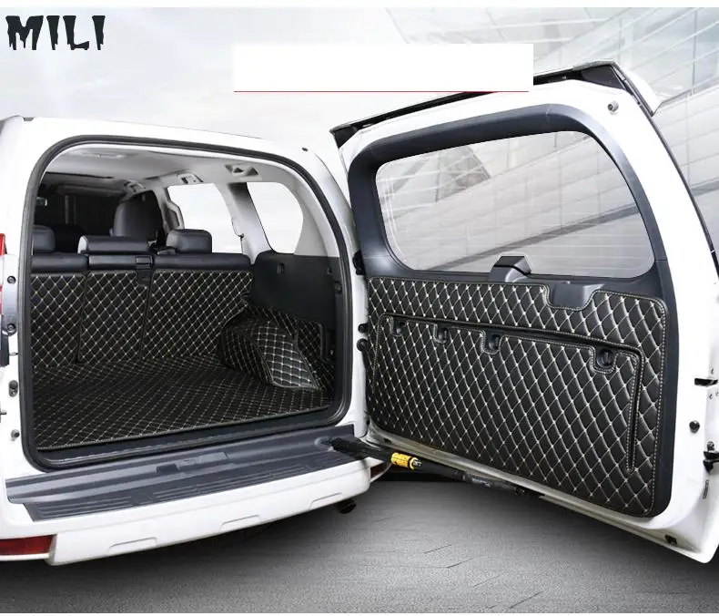 Автомобильный задний багажник коврик прочный ботинок ковры для Toyota Land Cruiser Prado 150