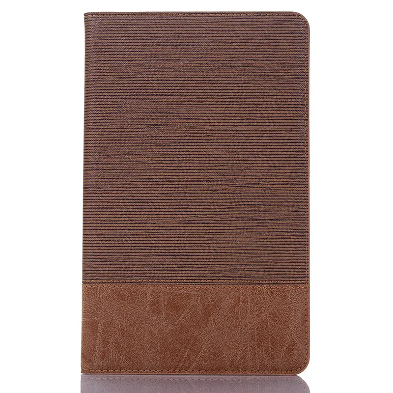 Light Brown Для Samsung Galaxy Tab A 8,0 чехол в стиле пэчворк бизнес PU кожаный чехол-кошелек слот для карт чехол-подставка для SM-T290 T295 - Цвет: Light Brown