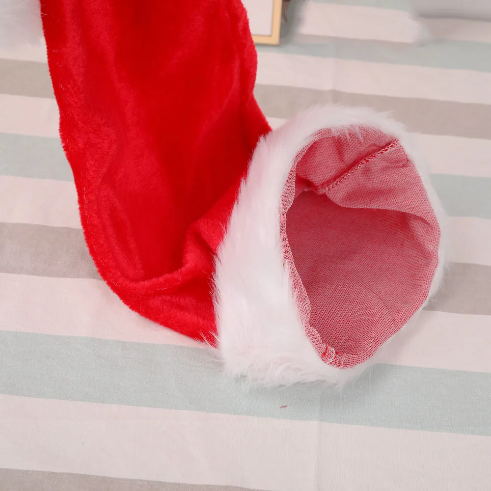 Новинка 2020 года новогодняя длинная шапка Санта Клауса для рождественской