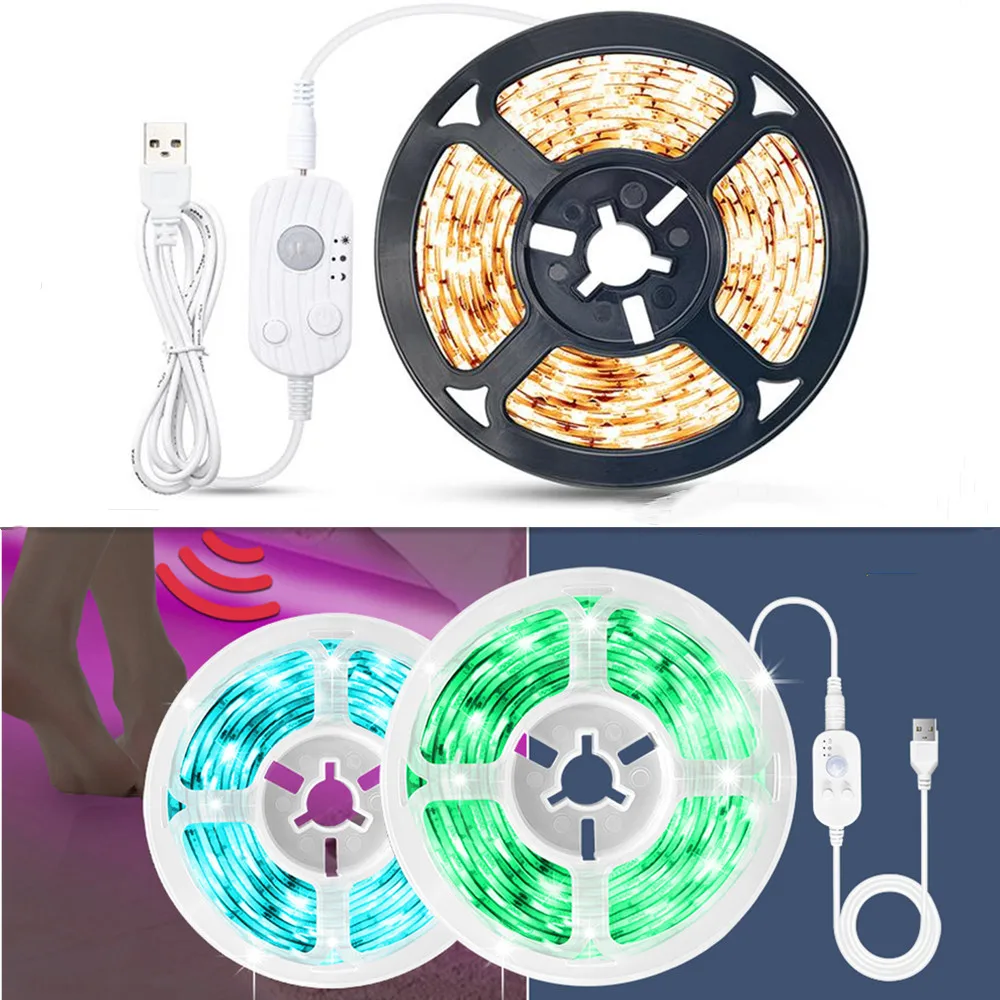 Смарт-лампа с датчиком движения, 5 В, USB