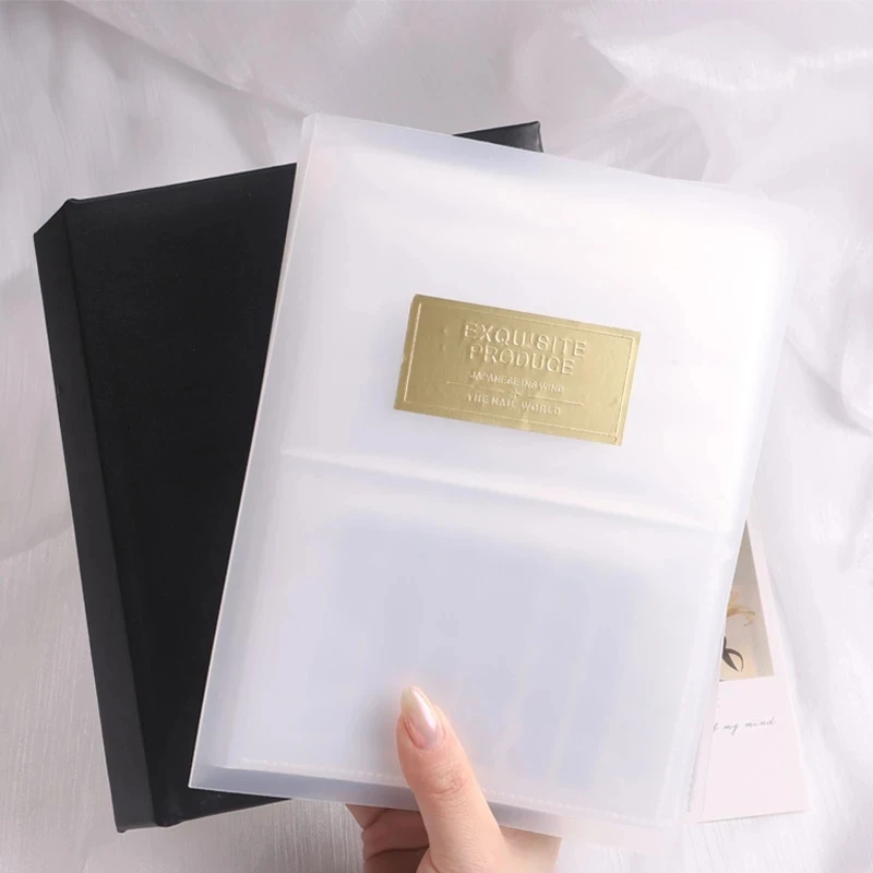 

TSZS Sample Nails Sticker Storage Nail Book For Collecting Stickers Albums Nail Art Display Showing Tools