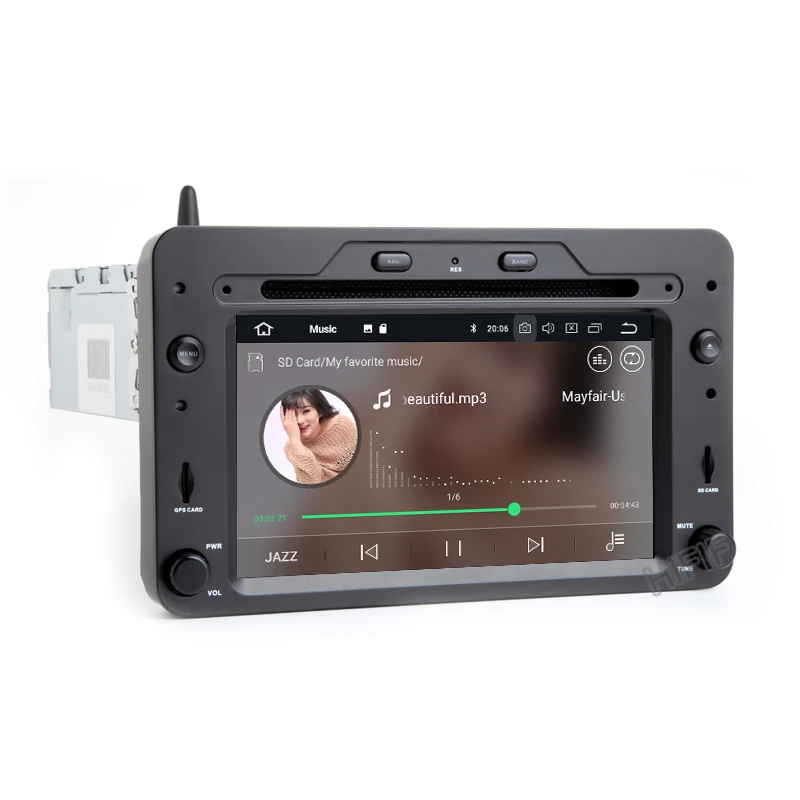 Android 10 Восьмиядерный 4 Гб ОЗУ автомобильный DVD GPS навигатор плеер Автомобильный