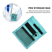 1pc doctor nurse pen pouch inserted holder bag pocket pen protector doctor chest pocket small tool storage bag emerald