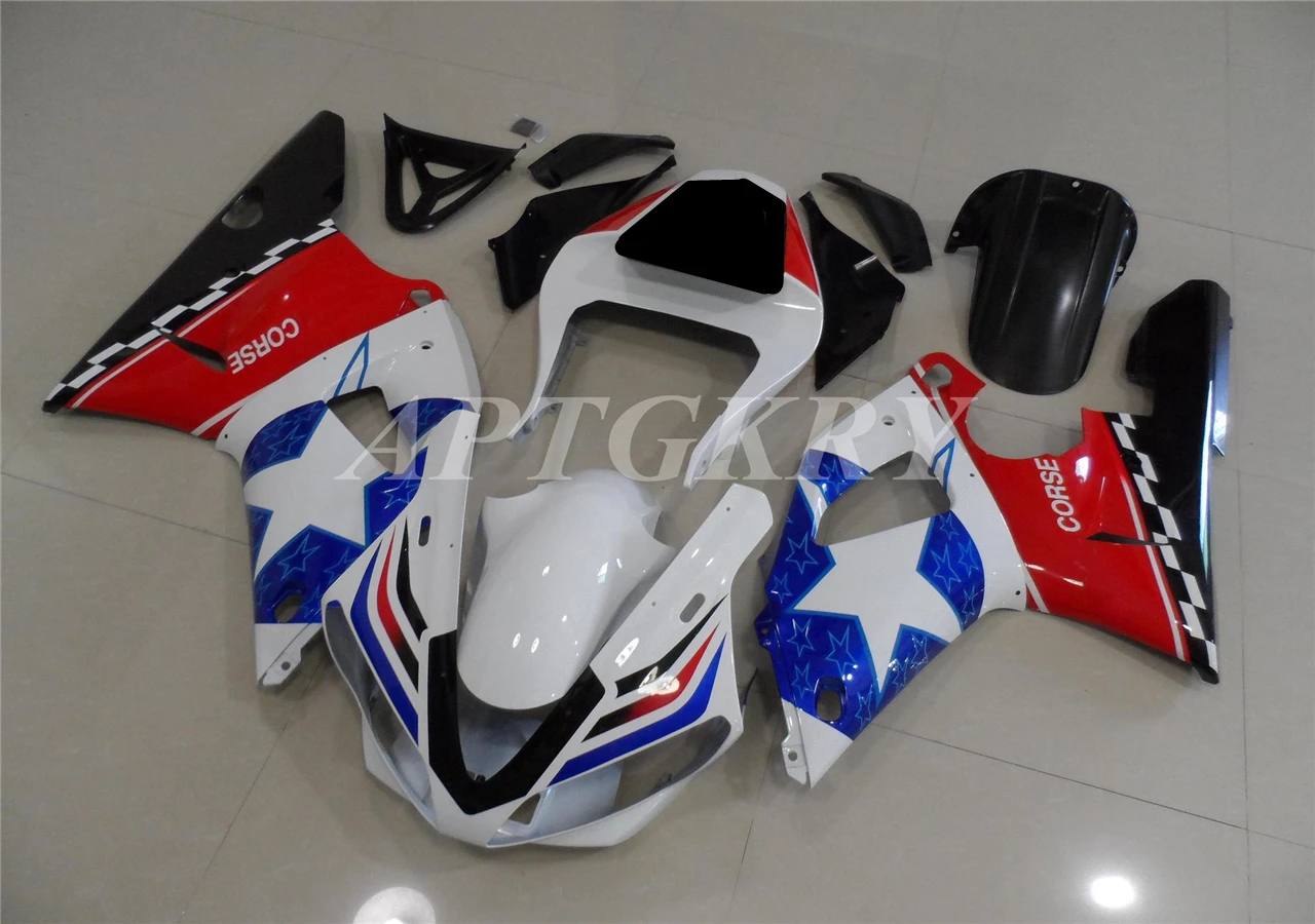 

Новый комплект обтекателей для мотоцикла из АБС-пластика, подходит для YAMAHA YZF R1 2000 2001 YZF-R1 YZF 1000R, кузов под заказ, синий, красный
